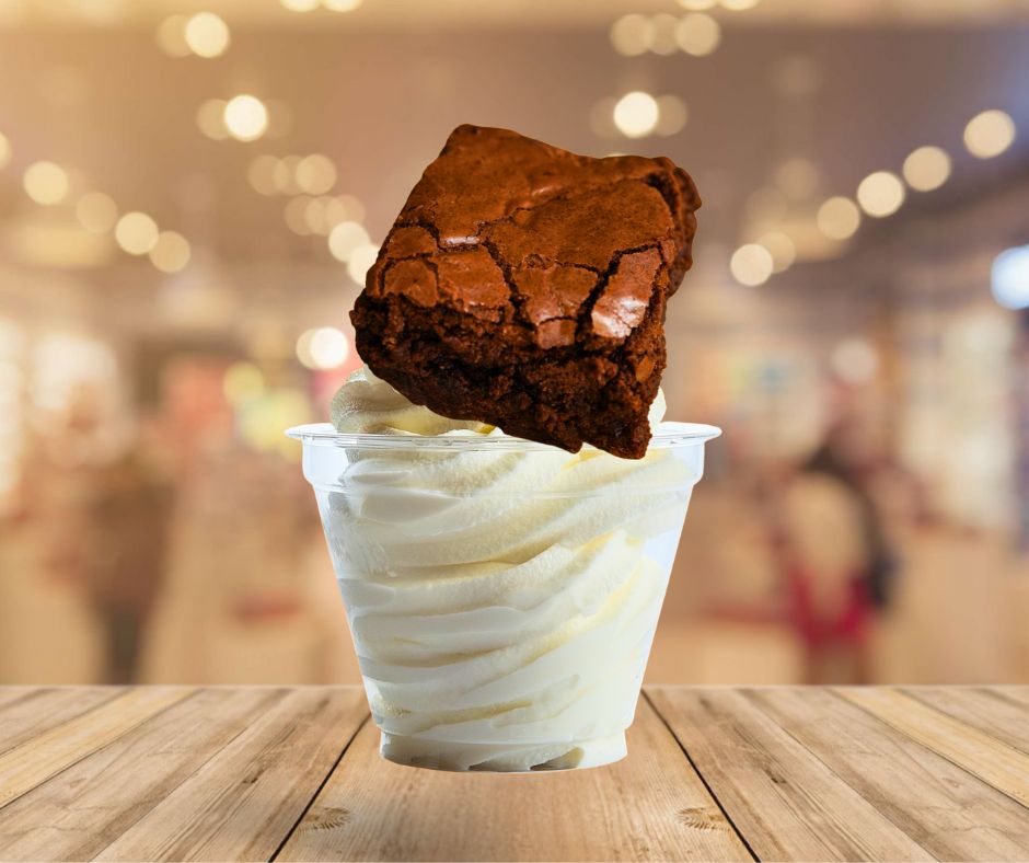Branch's delicious brownie sundae