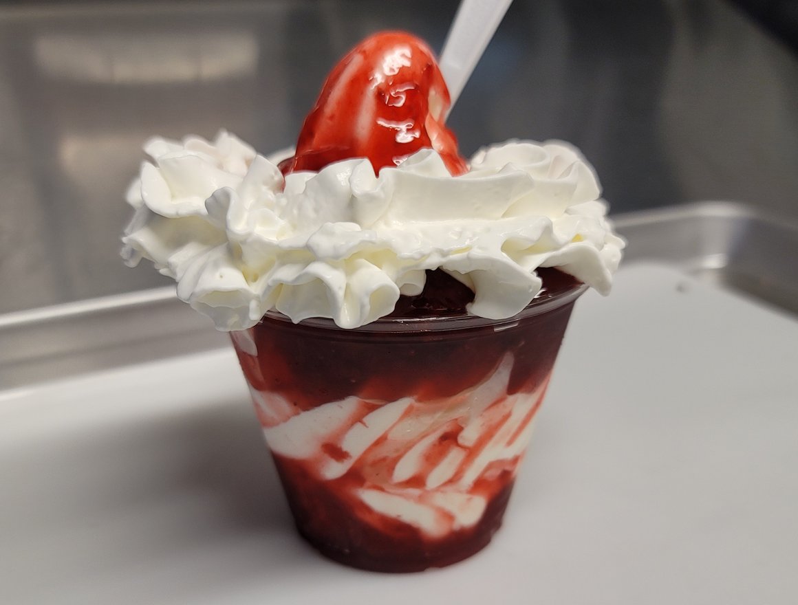 Branch's ice cream being served at an event