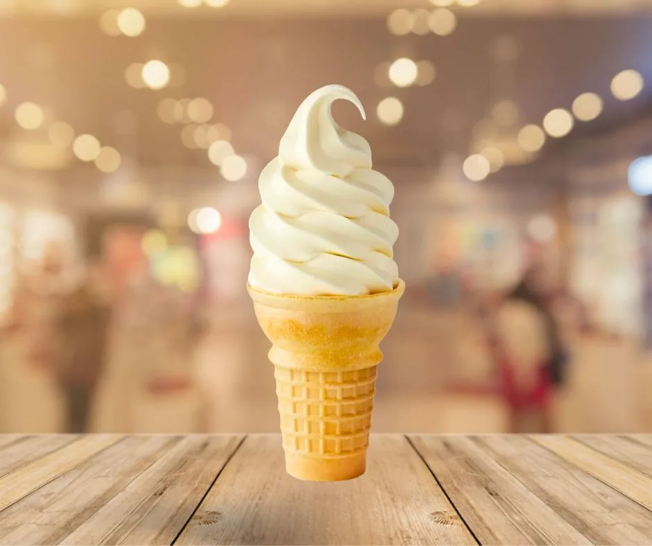 Vanilla Cake Cone