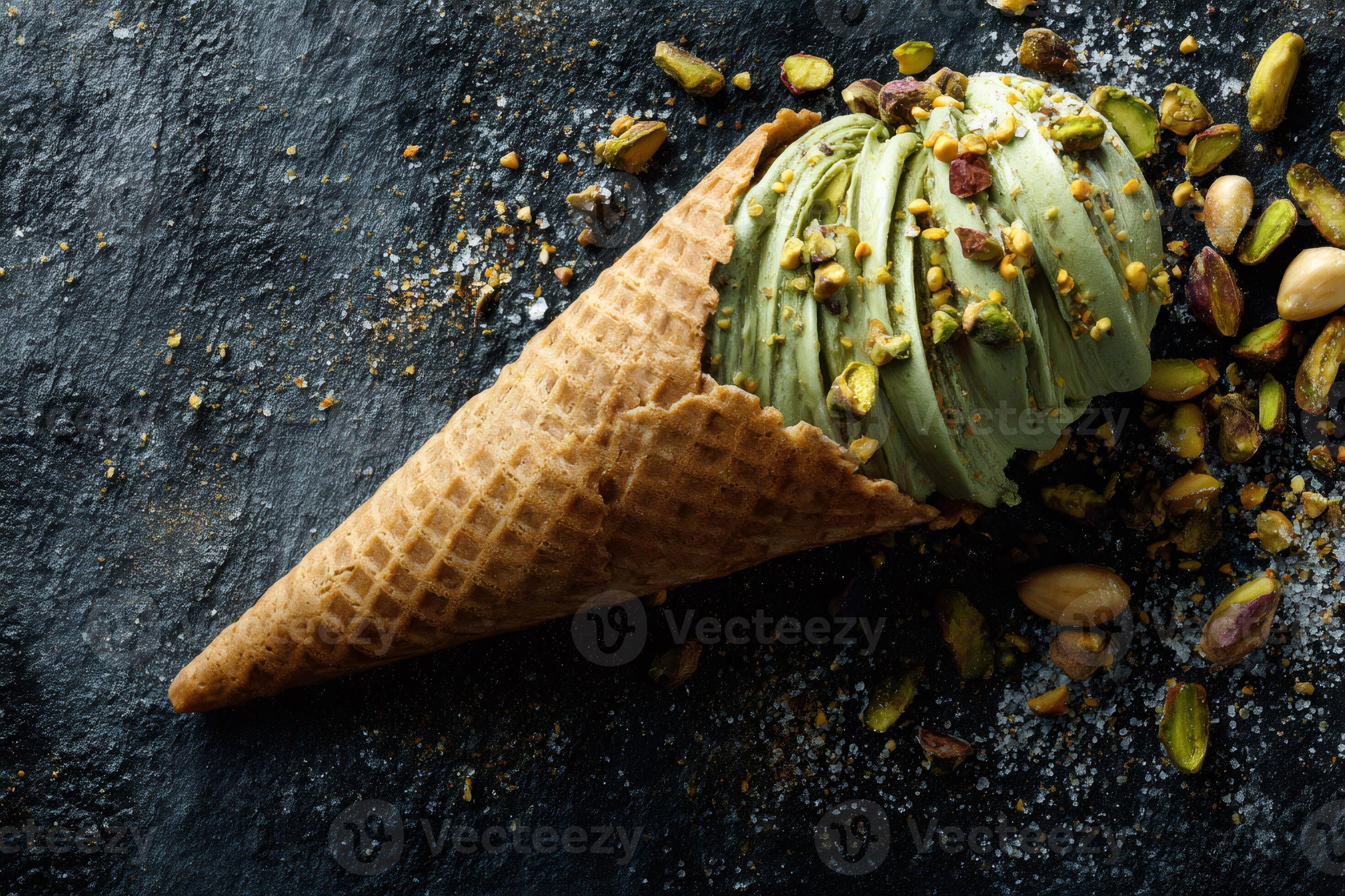 Branch's Soft Serve in a waffle cone